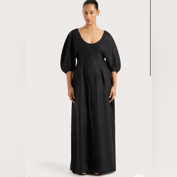 Faithful the Brand Raynara Maxi Dress Black - Picture 1 of 8